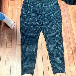 Plaid pattern Maurice’s straight leg pants